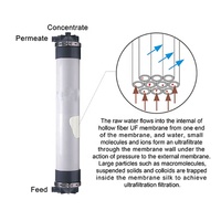 Filtre à membrane en fibres creuses en plastique éco-polymère PES/PMP, taille des pores 0,18~0,5 µm, pour cylindre filtrant et cœur de filtre de cuve sous pression