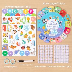 Più popolari bambini <span class=keywords><strong>Montessori</strong></span> giocattoli tranquillo occupato libro Juguetes lettera di corrispondenza penna di controllo di formazione per i bambini del bambino ragazzi ragazze - Product Image 6