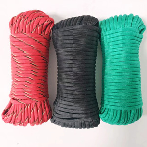 聚丙烯/聚酯550伞绳高强度实用绳帐篷绳旗杆安全绳和装饰线户外绳 - Product Image 6