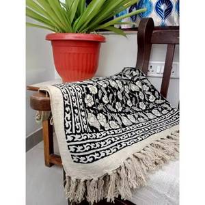 Manta de Algodón Hecha a Mano de la Mejor Calidad, con Borlas Estampadas, Ligera, para Decoración del Hogar, Precio al por Mayor - Product Image 6