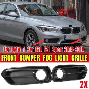Grilles de feux antibrouillard avant gauche et droite noires pour BMW Série 1 F20 F21 Sport 2015 2016 2017 2018 - Product Image 1
