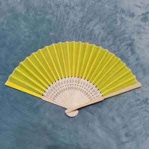 Abanico de Mano Plegable de Bambú y Seda de 21 cm, Económico, al por Mayor, para Regalo Promocional - Product Image 6