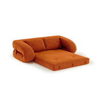 Idée d'entreprise innovante 2026 Alibaba Sans quantité minimale de commande Emballage compressé Chaise longue gonflable convertible double pour salon et chambre