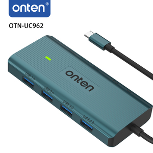 onten סיטונאי 10 ב-1 USB-C תחנת עגינה רב תכליתית 4k HD RJ45 TF SD USB שקע (אודיו ומיקרופון) USB-C(PD3.0) OTN-UC962 - Product Image 3