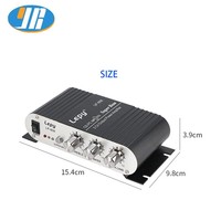 Mini amplificateur audio HiFi 12V, amplificateur de son universel pour moto, iPod et machines à pousse-pièces