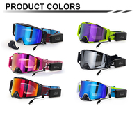 Lunettes de ski personnalisées Jiepolly Fabricant antibuée Lentille magnétique Vente en gros Uv400 Lunettes de snowboard chauffa