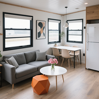 Tenshine – Dernière conception de maison conteneur pliable en acier extensible, moderne, 2-3 chambres, pour usage commercial/resort/bureau, respirante