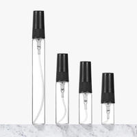 Grosir mewah mewah bundar 2ml 3ml 5ml 10ml Mini kosong bening botol semprot kaca parfum sampel Atomizer Tester kemasan minyak