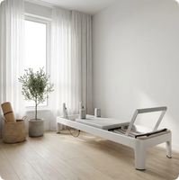 Máquina de Pilates Plegable de Aleación de Aluminio, Equipo de Yoga Profesional Plegable para Entrenamiento en Casa y Almacenamiento que Ahorra Espacio