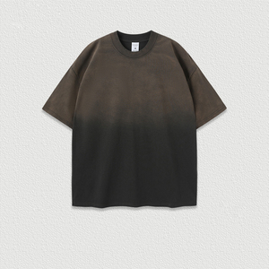 Camiseta Extra Grande para Hombre, Personalizable, de Algodón 100%, de Alta Calidad, Lavada al Ácido, Talla Grande, Transpirable, de Punto, Lisa - Product Image 1