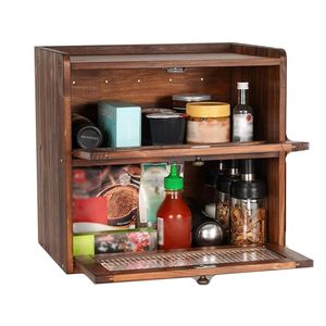 Boîte de rangement pour <span class=keywords><strong>pain</strong></span> en bois - Product Image 4