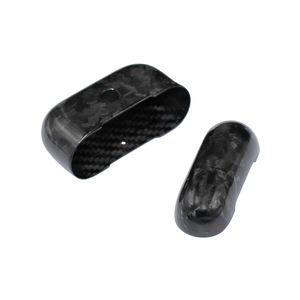 <span class=keywords><strong>Coque</strong></span> en fibre de <span class=keywords><strong>carbone</strong></span> véritable pour Apple <span class=keywords><strong>Airpods</strong></span> 4 forgé noir/gris/brillant - Product Image 3