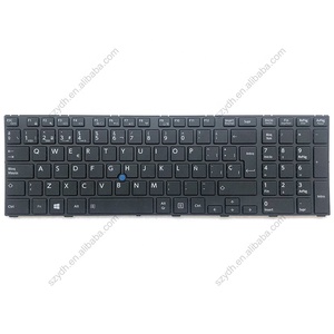 Chính hãng New SP Tây Ban Nha máy tính xách tay bàn phím cho <span class=keywords><strong>Toshiba</strong></span> Tecra W50-A W50-A-102 W50-A-115 W50-A-10J A50-A với chỉ thanh - Product Image 2