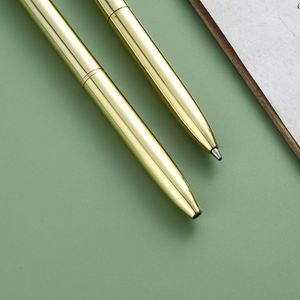 Gold Plated Rhinestone Leaf Top Twist Metal <b>Ballpoint</b> <b>Pen</b>, Elegant Decorative Luxury <b>Pen</b> Custom Logo - Product Image 5