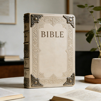 Service d'impression personnalisée de la Sainte Bible avec reliure spirale, couverture en papier, 120 feuilles, design et qualité professionnels pour les livres religieux