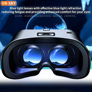 Nuevas Gafas VR Transfronterizas Q8, Películas y Juegos VR de Alta Definición en <span class=keywords><strong>Blu</strong></span>-ray, Caja de Realidad Virtual Todo en Uno, Venta al Por Mayor - Product Image 2