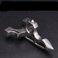 Slingshot de chasse SYQT CNC de haute qualité, à pression rapide, en acier inoxydable, pour tir de précision en plein air, catapulte de compétition, 320g pour