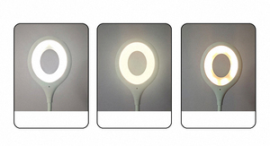 コンピューターテーブルランプを搭載した超高輝度1.5Wラウンドリーディングライト調光フレキシブルミニUSBナイトライト - Product Image 4