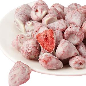 OEM Vente en gros Populaire Snacks au chocolat aux <span class=keywords><strong>fruits</strong></span> composés Fraise lyophilisée Emballage exotique <span class=keywords><strong>Fruits</strong></span> séchés Légumes séchés - Product Image 1