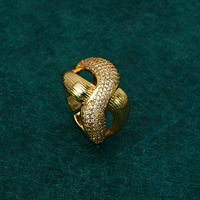 Bague ajustable tendance, style ancien, polyvalente, design de niche, élégante, bijoux de cour, pierre naturelle, verre rétro, unisexe