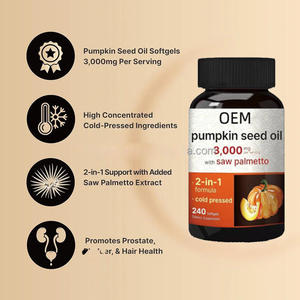 VitaSpring Kabak Çekirdeği Yağı Kapsülleri Takviyeleri Saç Uzaması Beyin Sağlığı Kabak Çekirdeği Yağı Kapsülleri - Product Image 2