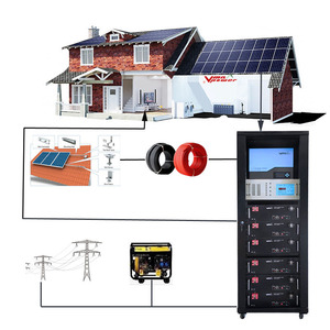 Banco solar de litio Vmaxpower, sistema de almacenamiento de energía para el hogar, sistema de energía solar todo en uno, baterías de iones de litio - Product Image 6