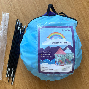 Vente en gros de <span class=keywords><strong>tente</strong></span> licorne pour enfants maison de jeu de princesse <span class=keywords><strong>King</strong></span> Size pour enfants - Product Image 6