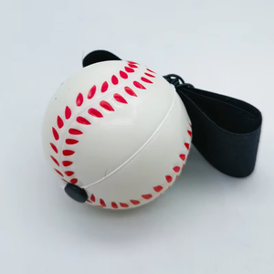 Pelota de Goma con Correa para la Muñeca - Juguete Elástico para Lanzar con la Mano para Niños, Ejercicio al Aire Libre, Fitness y Juegos de Fiesta - Product Image 3