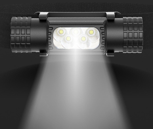 강력한 파워 고휘도 <span class=keywords><strong>LED</strong></span> 헤드램프 2400 루멘 알루미늄 합금 캠핑 헤드라이트 - Product Image 4