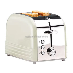 Aifa <span class=keywords><strong>Grille</strong></span>-<span class=keywords><strong>pain</strong></span> de cuisine électrique <span class=keywords><strong>vintage</strong></span> à 2 tranches en acier inoxydable pour appareils ménagers - Product Image 3