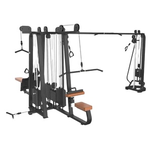 Équipement de musculation professionnel de haute qualité pour salle de sport, machine multifonctionnelle à 5 stations à charges guidées - Product Image 1