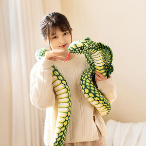 Serpiente simulada superventas <span class=keywords><strong>de</strong></span> 170cm, juguetes <span class=keywords><strong>de</strong></span> <span class=keywords><strong>peluche</strong></span> realistas, serpiente gigante larga <span class=keywords><strong>de</strong></span> <span class=keywords><strong>peluche</strong></span>, Boa Cobra, serpiente, juguetes suaves - Product Image 2