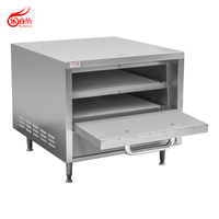 Horno Eléctrico Comercial de Acero Inoxidable para Pizza, Equipo para Hornear Pan y Pizza, Modelo: P18S