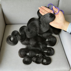 Extensions de cheveux au crochet ondulés et bouclés de 8 à 34 pouces, 100 % cheveux humains brésiliens vierges naturels noirs, très demandées - Product Image 2