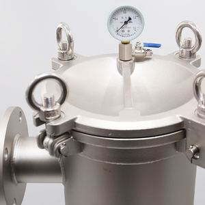 स्टेनलेस स्टील 304 बहु बैग फिल्टर आवास तरल/तेल/शराब/बीयर/शहद/सिरप/पेंट निस्पंदन मशीन - Product Image 6