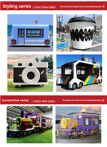 Commercial Grade Mobile Fast Food Truck <b>Trailer</b> With Kitchen For Coffee And Ice Cream - Product Image 4
