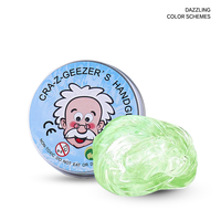Jouet anti-stress : fluide non newtonien, slime liquide en verre, pâte transparente colorée, slime à bulles, slime rebondissant cristallin