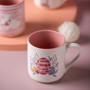 Life Word Custom 350ml <strong>Easter</strong> New Bone Water <strong>Cup</strong> Cute Big Belly Mug Round Rabbit logo Tasse Cafe China Ceramic <strong>Cup</strong> Wholesale - Product Image 5