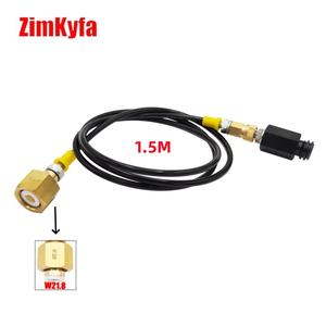 Kit Adaptador de Manguera Externa Soda Stream Maker Club CGA320 W21.8 para Tanque Grande de CO2, Desconexión Rápida, Manguera Microbore TPE de 1.5M, Herramientas Neumáticas - Product Image 2