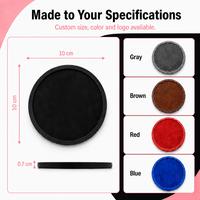 Sous-verres personnalisés OEM ODM en feutre et PVC pour boissons, tapis de protection en feutre et PVC pour tasses, pour la maison, le bar, le café, l'hôtel