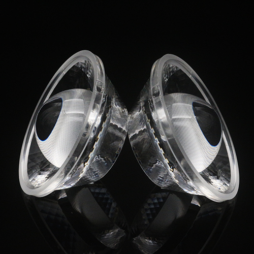 OSYS 55MM Double Concave PMMA LED Lens with Adjustable Angle (14-54) High Transmittance >90% for Indoor Lighting