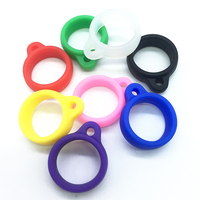 Anneau en silicone de qualité alimentaire, écologique et élégant, 8mm 13mm 16mm 18mm 20mm 40mm, promotionnel pour cordon avec œillet