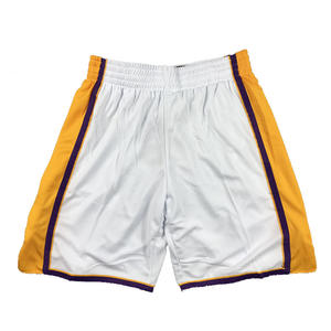 Goede kwaliteit Amerikaanse teams ademende mesh basketbalshorts gestikte heren groothandel basketbalshorts - Product Image 5