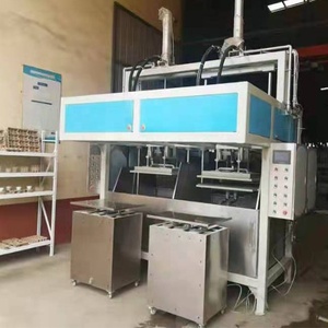 Ce đúc bột giấy sợi khay sản xuất phân hủy sinh học chai rượu vang điện tử đúc giấy bột giấy bao bì khay máy làm - Product Image 4