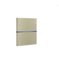 SEXANKA KNX EIB Système domotique intelligent Panneau métallique en aluminium à 2 bandes Interrupteurs muraux intelligents tactiles
