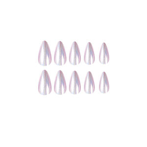 Faux ongles de haute qualité à vendre en gros, ongles scintillants violets, art des ongles, Aurora, ongles <span class=keywords><strong>press</strong></span>és de luxe - Product Image 4