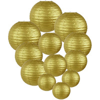 Lanterne en papier pliante décorative européenne américaine vente en gros or argent et or rose pour la fête de mariage et la décoration de Pâques