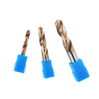 Forets en carbure de tungstène massif HRC58 pour tour CNC, tige droite, angle de pointe 118°, revêtement Tialn Super Life, pour acier 6-20mm