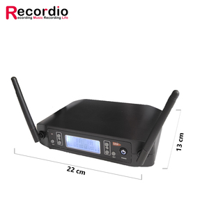 Microfono Wireless GAW-240 Recordio a 2 Canali UHF Professionale Portatile per Feste e Conferenze - Product Image 4