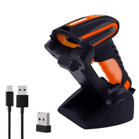 Scanner de codes-barres omnidirectionnel sans fil 2,4 G CMOS QR 1D 2D OEM industriel, multifonction, portable, pour coursiers et stockage